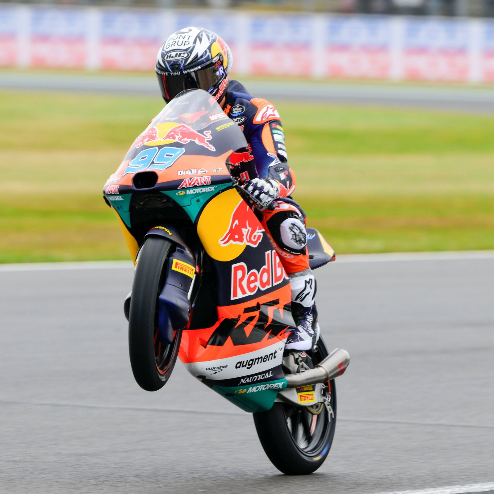 Jose Antonio Rueda, pole position , Moto3, British GP, 24 May